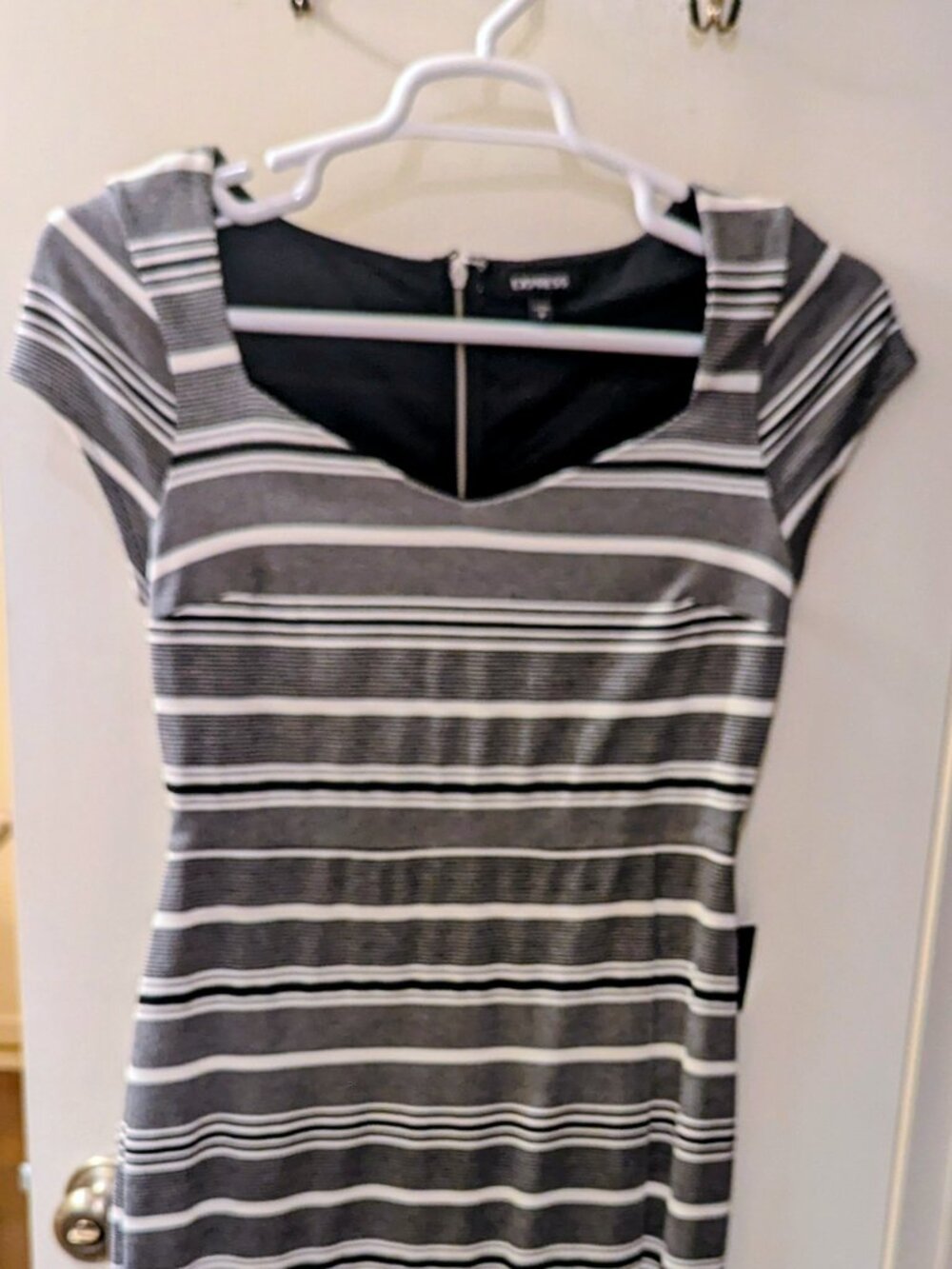 NWT. Express Black and White dress